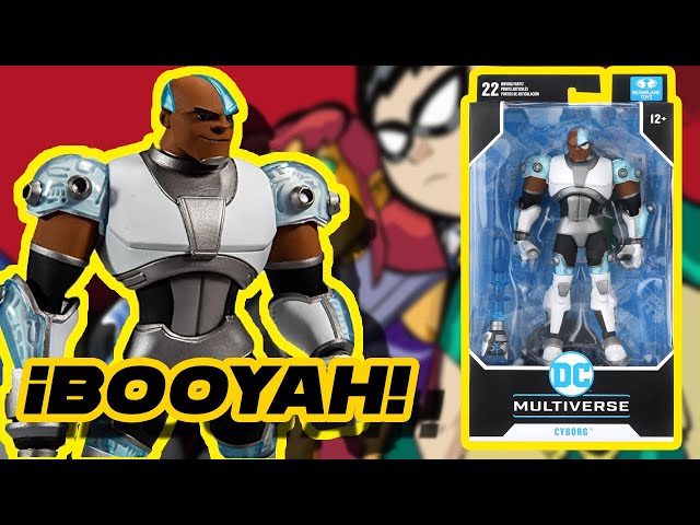 Vídeo relacionado con DC Comics Teen Titans Go! Twisty Titans, Cyborg, figura de acción flexible, juguetes para niños y niñas de 4 años en adelante