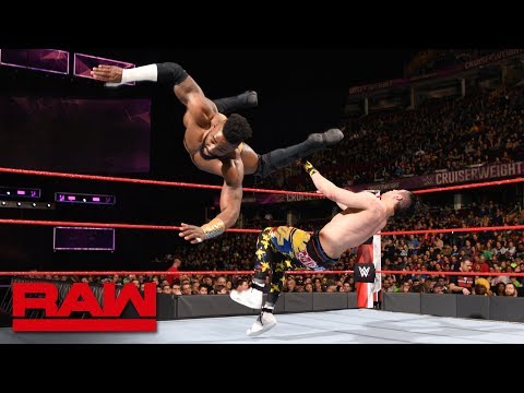 Cedric Alexander & Mustafa Ali vs. Drew Gulak & TJP: Raw, March 26, 2018