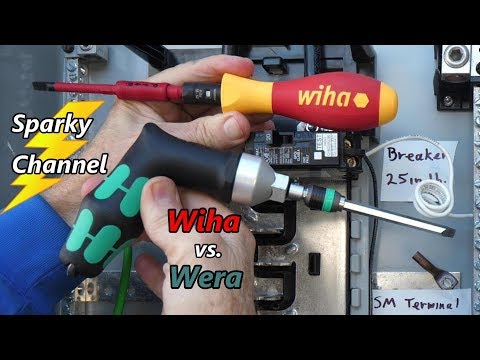 Wiha vs. Wera Torque Screwdrivers for 2020 NEC 110.14 (D)