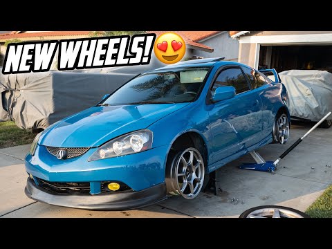 My TIME ATTACK Rsx Type S Gets AGRESSIVE KONIG Wheels & Tires!