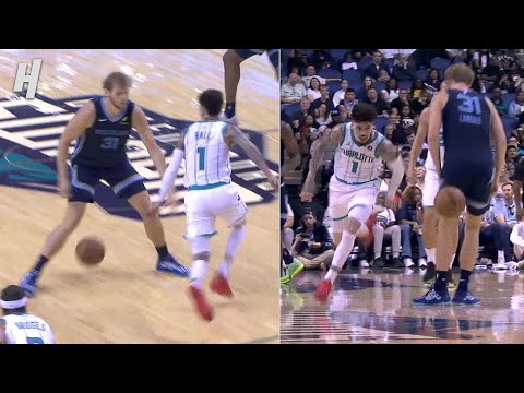 LaMelo mit dem NUTMEG, dann Alley-Oop 😱 WAS FÜR EIN SPIEL