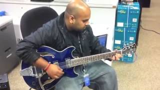 Video thumbnail for Ibanez AM73T into Kustom Tube 12A amp by Ernest & Friends