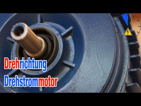 Drehrichtung Asynchron Synchron Motor Definiert Rechtslauf Linkslauf Uhrzeigersinn