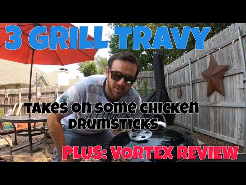 Grilling Chicken Drumsticks On Weber Kettle | Vortex IN(DIRECT) Accessory Review
