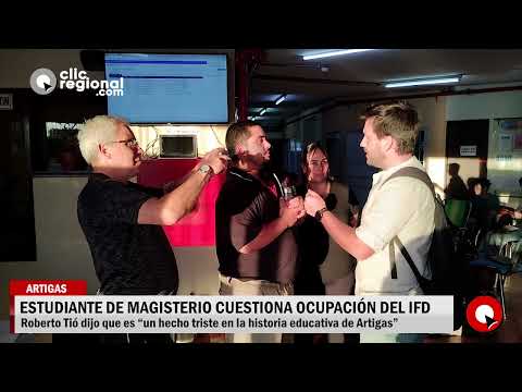 ESTUDIANTE CUESTIONA OCUPACIÓN DEL INSTITUTO DE FORMACIÓN DOCENTE  ARTIGAS