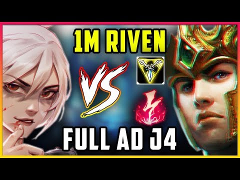 1M RIVEN VS FULL AD HEXTECH JARVAN IV!! MUHTEŞEM BİR ÜST KORİDOR OYUNU