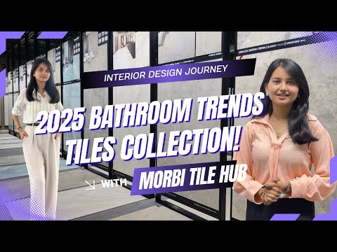 2025 Modern Bathroom Tiles | restroom tiles design | Latest Morbi Design Trends