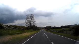 Driving To Village Of Johnny Cash Ancestry Strathmiglo Fife Scotland