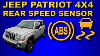 Jeep Patriot 4x4 ABS Light, Rear Hub & Bearing Replacement