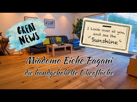 Miadomo Parkettboden Eiche Pagani - die handgehobelte Oberfläche im Detail