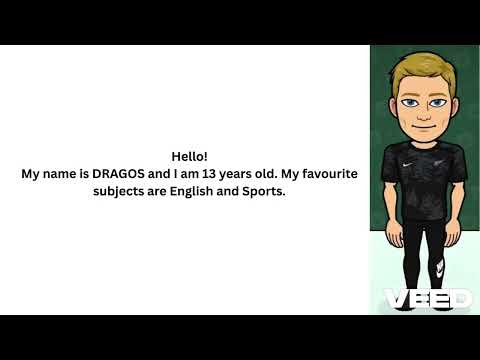 SCOALA GIMNAZIALA FILIASI -- STUDENTS' INTRODUCTIONS (Can Do Kids - eTwinning project, 2025)