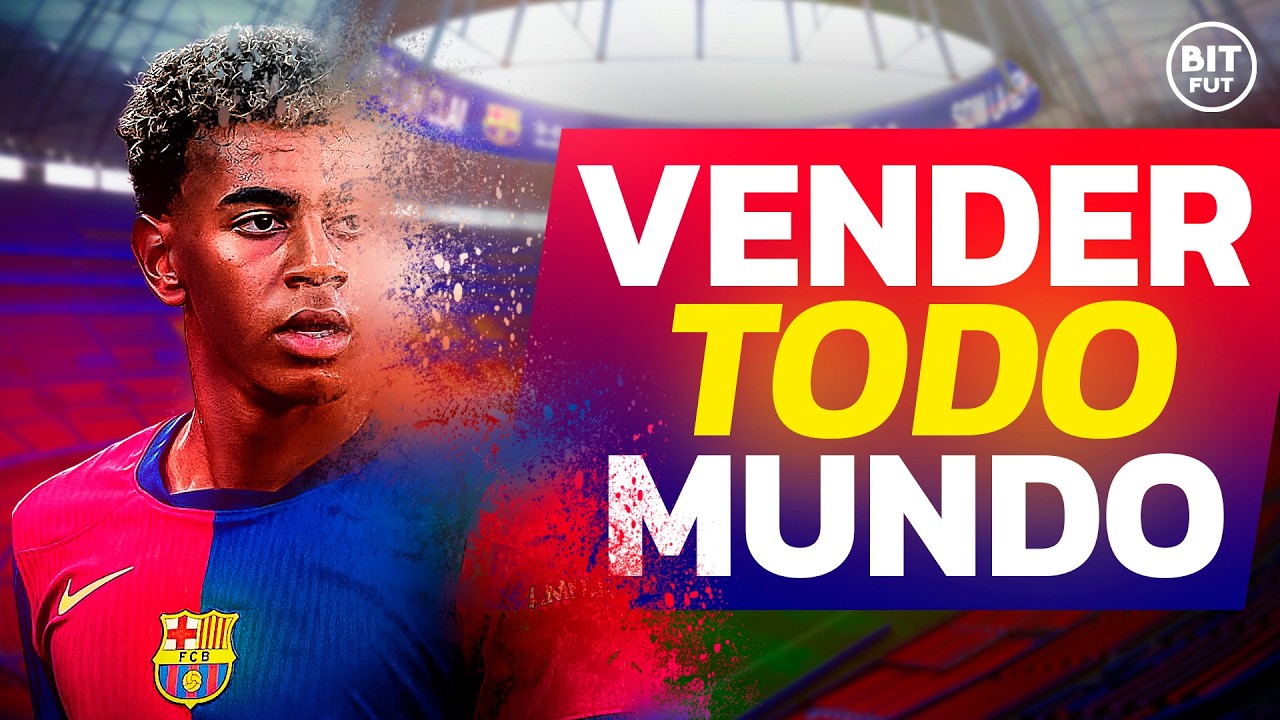 Desafio do ELENCO ZERO 🔄 Trocar 100% do time do Barcelona!