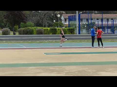 Takács Boglárka 150 m időre futása (60 m-ről felvétel)