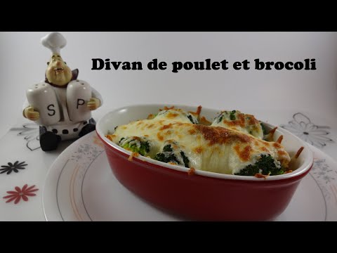 Divan de poulet et brocoli
