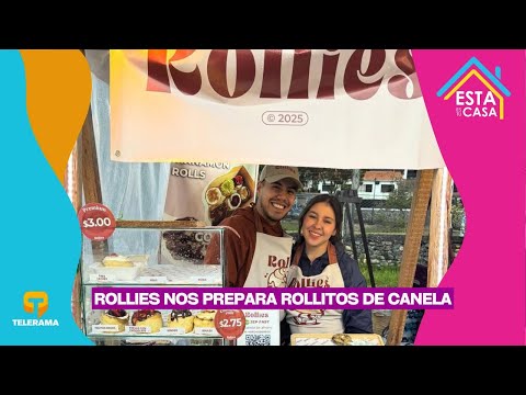 Rollies nos prepara Rollitos de canela