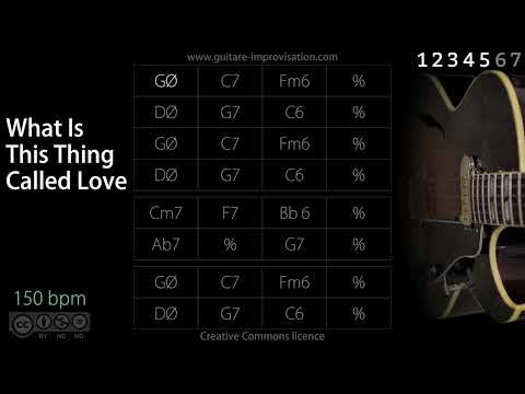 What Is This Thing Called Love (Jazz/Swing feel) 150 bpm : Backing Track