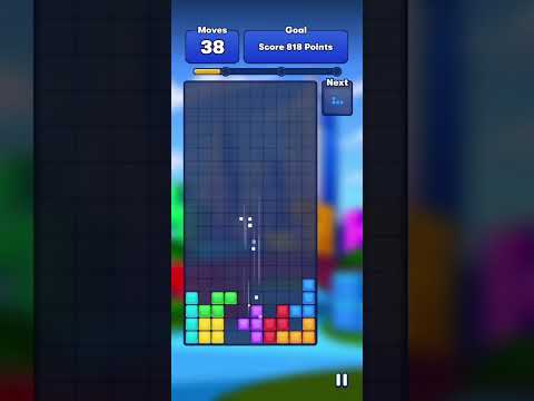 Tetris game play level 1
