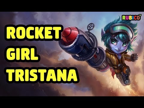 ROCKET GIRL TRISTANA SKIN SPOTLIGHT - LEAGUE OF LEGENDS