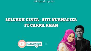 Download lagu Seluruh Cinta Lirik ~ Ost Love Story The Series || Siti nurhaliza feat Cakra Khan mp3