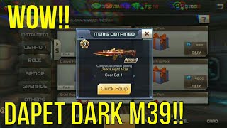 Lucky pack dapat dark M39 || CRISIS ACTION