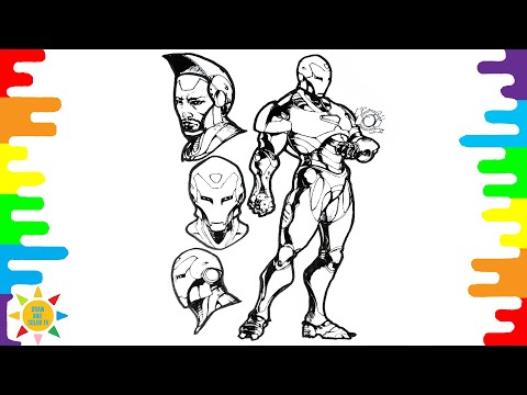 Iron Man Coloring Page | Warriyo - Mortals (feat. Laura Brehm) [NCS Release]