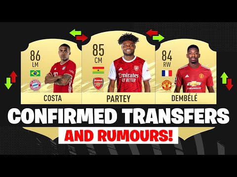 ALL NEW CONFIRMED DEADLINE DAY TRANSFERS! | FT. DEMBELE, PARTEY, COSTA... etc