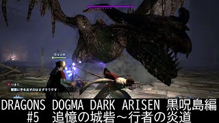 【セクシーポーンと実況プレイ】DRAGONS DOGMA DARK ARISEN 黒呪島編 #5　追憶の城砦～行者の炎道