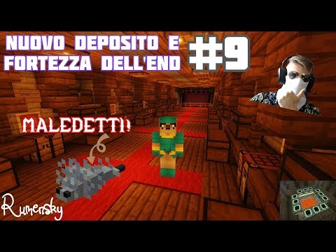 NUOVO DEPOSITO e FORTEZZA DELL'END *MALEDETTI SILVERFISH!* - Minecraft ITA Gameplay #9
