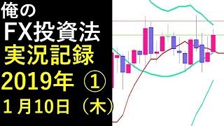 俺のFX投資法の実況記録　2019年１月10日（木）①