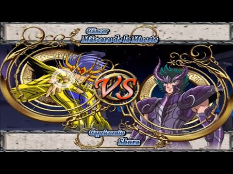 Saint Seiya - Cancer Death Mask Vs Shura Espectro