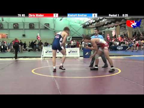Chris Weiler vs. Kimball Bastian at 2013 FILA Cadet Nationals - FS