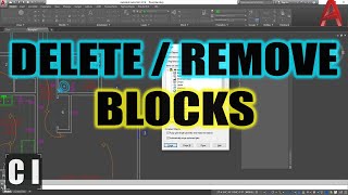 AutoCAD How To Delete a Block from a Drawing - Quick Clean Method! | 2 Minute Tuesday