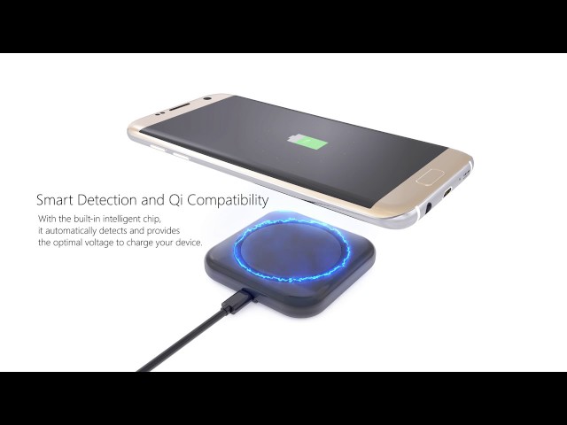 Video Teaser für dodocool 10W Mini Fast Wireless Charger Portable Qi Wireless Charging Pad