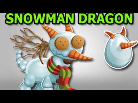 SNOWMAN DRAGON Review in Dragon City Level Up Fast and Attacks