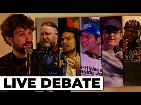 MAGA Confront And Debate Destiny Live