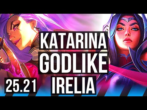KATARINA vs IRELIA (MID) | 12/3/10, Godlike | EUW Master | 25.21