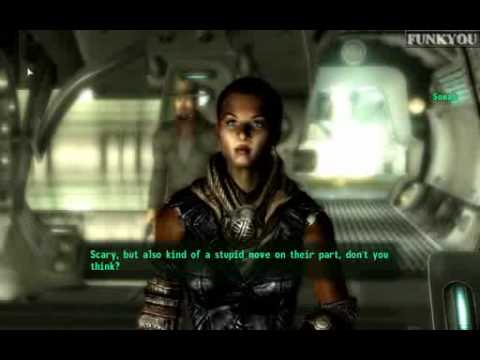 Fallout 3 - Mothership Zeta - Death Ray and Starship Battle Endgame