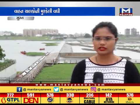 Water level increased in Surat cozway