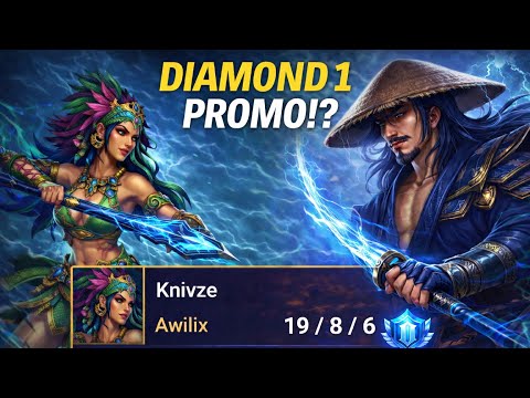 Smite 2 Ranked Series | Ep.10 | Awilix Jungle | Diamond 1 Promo!? (Diamond Conquest Gameplay)