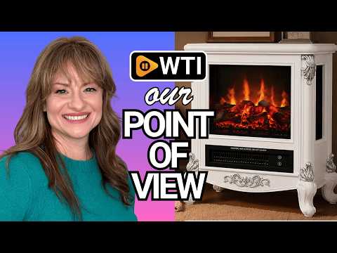 Electric Fireplace Stove with Remote - WTI product video review
