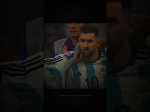 World cup final montiel penalty and messi reaction