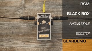 Video thumbnail for BSM - Black Box - (Angus Young-like Booster - Gear Demo) by Haiko Heinz