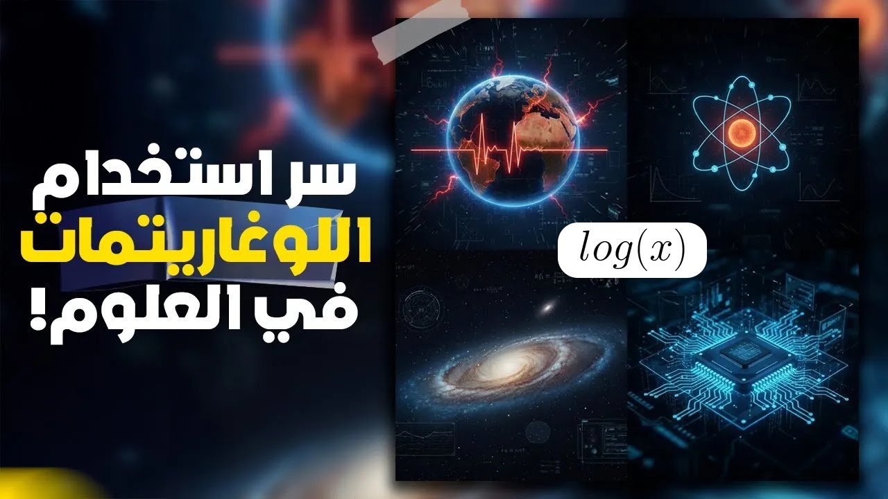 اللوغاريتمات: الأداة السرية لفهم الزلازل، الذرات، والبيانات 🎯