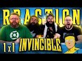 Invincible 1x1 REACTION!! 