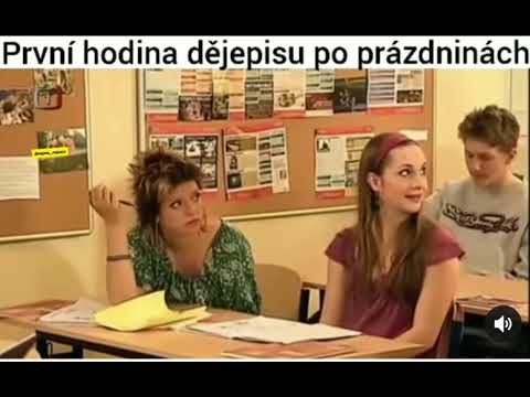 První hodina dějepisu po prázdninách