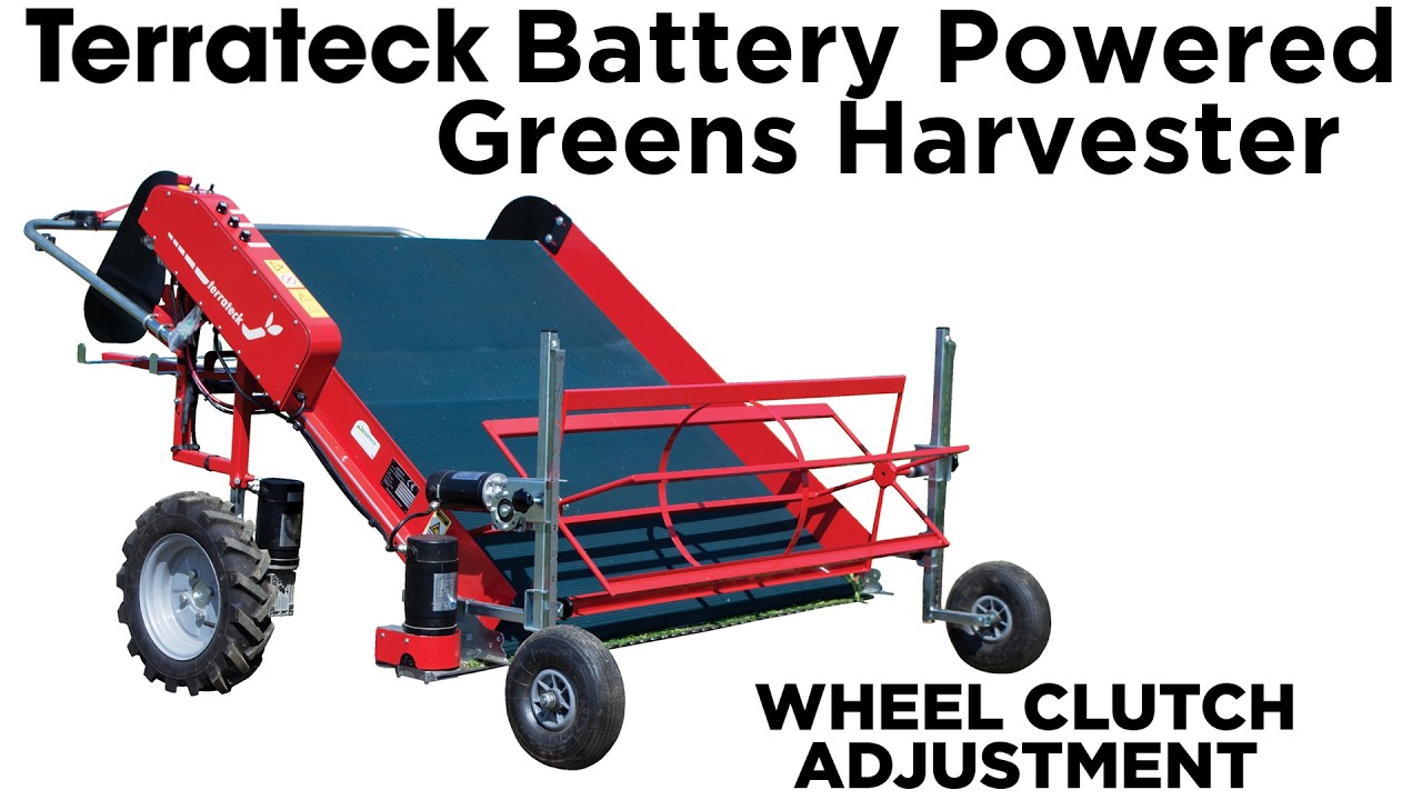 Wheel Clutch Adjustment- Terrateck Walk Behind Electric Greens Harvester