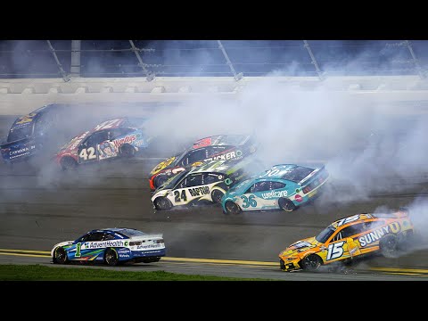 NASCAR デイトナ500 クラッシュ動画