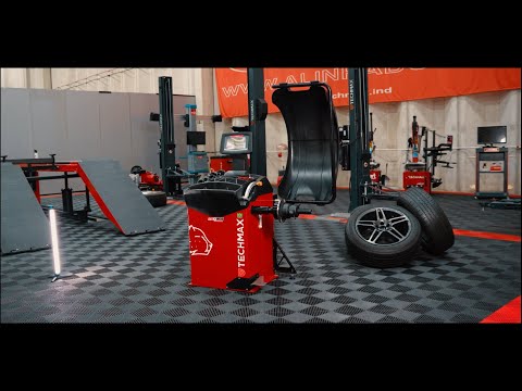 Balanceadora de Rodas Motorizada com Display LCD Vermelha 220V TECHMAX-TX1502 - Video