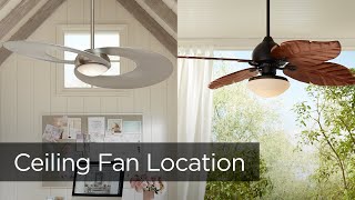 Determine Ceiling Fan Location