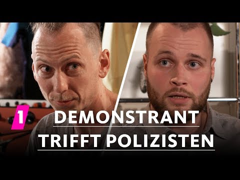 Demonstrant trifft Polizisten | 1LIVE Ausgepackt - Folge 6: Demo